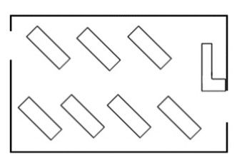 Layout Diagonal de Gôndolas