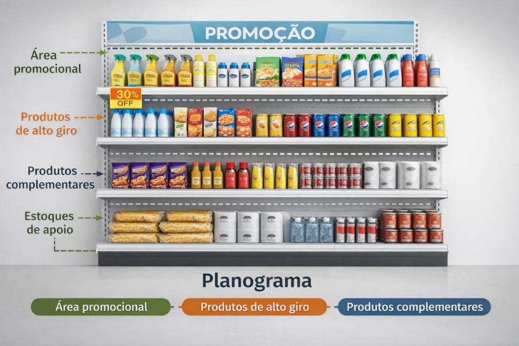 planograma no varejo