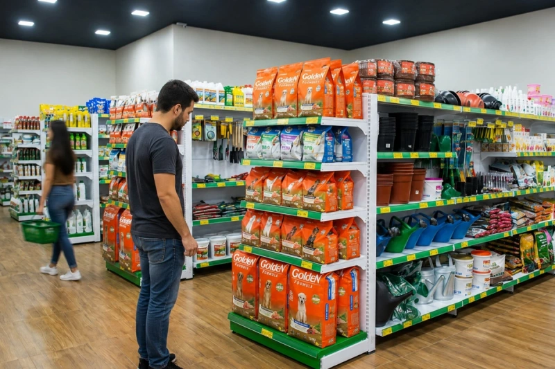 As pontas de gôndola são os espaços mais valioso do pet shop