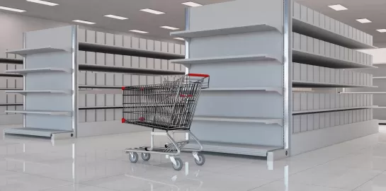 Organização de prateleiras para Loja de Materiais de Construção e Home Centers