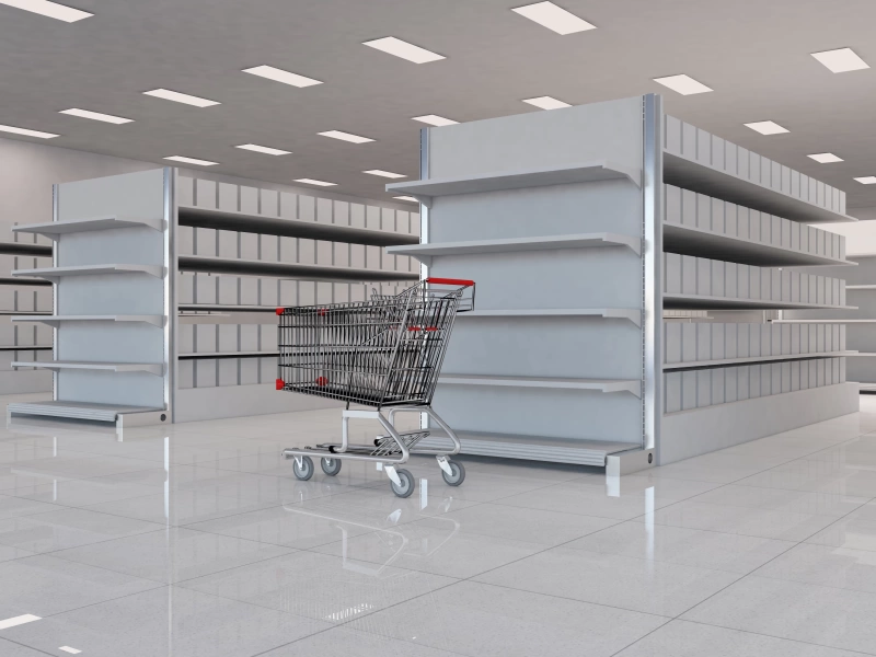 Organização de prateleiras para Loja de Materiais de Construção e Home Centers