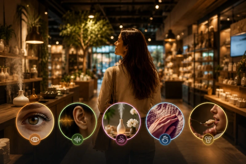 Marketing Sensorial no PDV: como os sentidos influenciam a compra no varejo