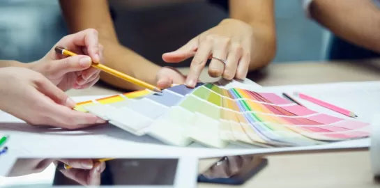 A importância das cores no projeto comercial