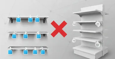 Diferença entre gôndola e prateleira: como escolher o mobiliário ideal para sua loja